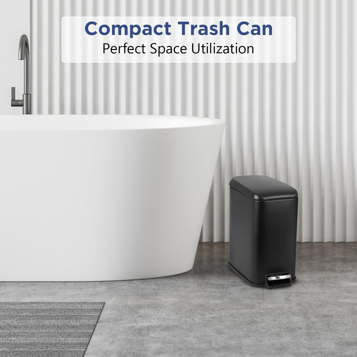 BestOffice removable inner bucket for easy bag changes and cleaning.