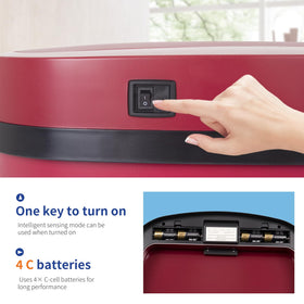 BestOffice red modern design fits kitchen, bedroom, or office.
