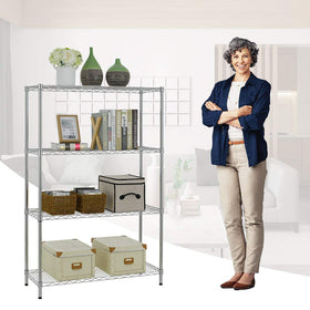 BestOffice adjustable-height shelves customized to fit tall items