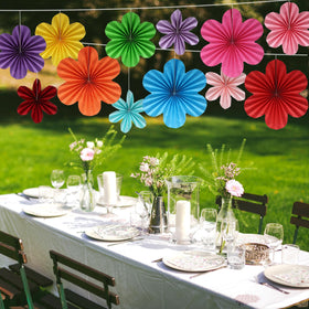 BestoFun party display uses fans to frame a photoshoot area.