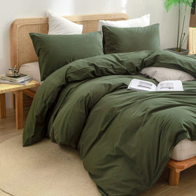 BESTOUCH hidden zipper keeps the duvet in place for a tidy bed