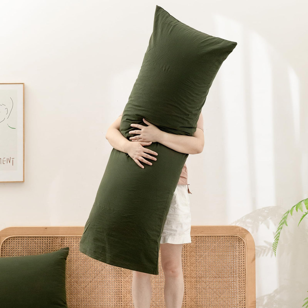 BESTOUCH pillowcase measures 20x54 inches for standard pillows