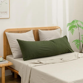 BESTOUCH 100% cotton pillowcase is soft and breathable for skin comfort