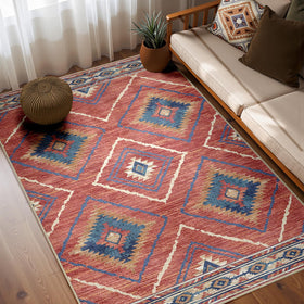 BESTSWEETIE area rug 5x7 machine washable, soft underfoot for living rooms
