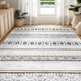 Bestsweetie geometry series 5x7 rug with modern lines for living rooms