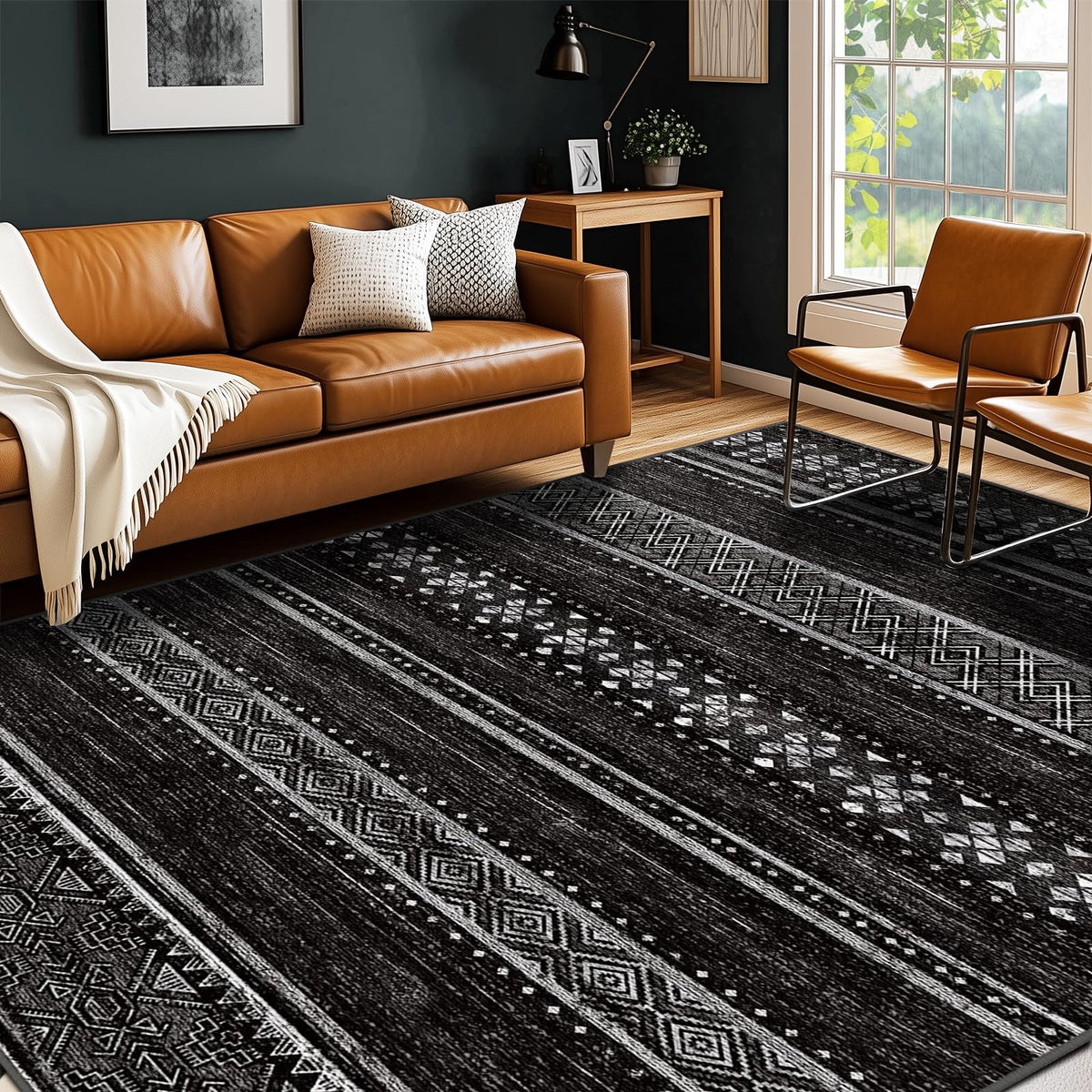Bestsweetie rug showing non-slip bottom for safe placement