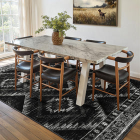BESTSWEETIE pet-friendly rug minimizes shedding and is easy to maintain