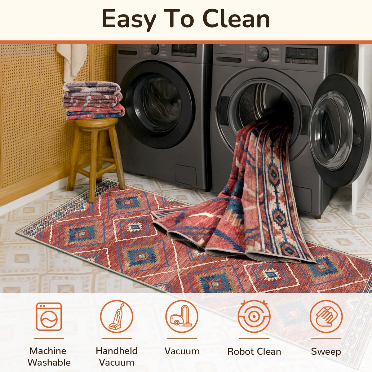 BESTSWEETIE ultra-soft faux wool texture adds comfort to any room