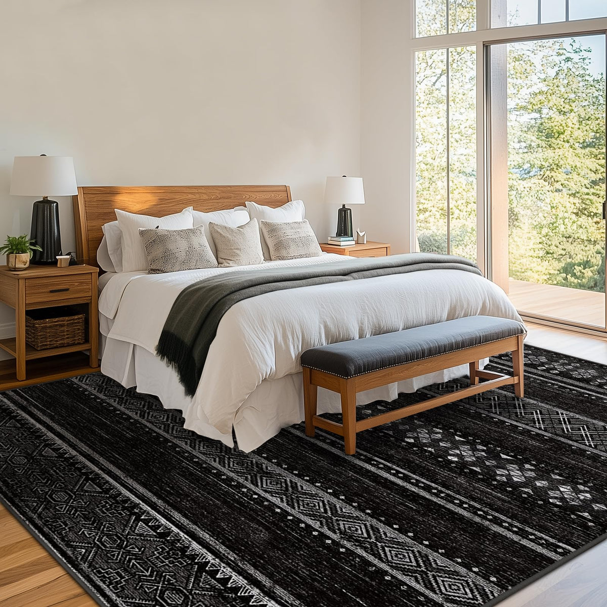 Bestsweetie versatile rug suitable for living rooms, bedrooms, and entryways