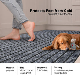 BestVue entryway or hallway rug adds practical, welcoming style.