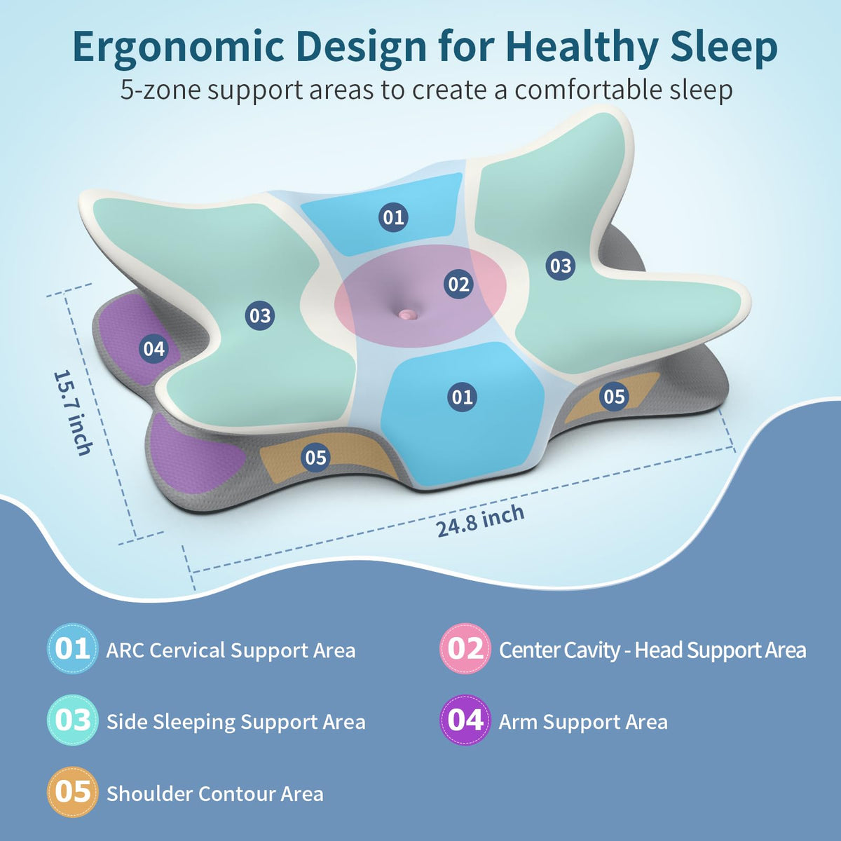 Besyodo ice-silk pillowcase promotes cool, dry nights.