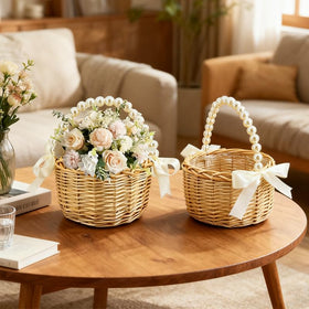 BETAULIFE petal-scattering basket for aisle moments.