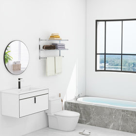 Bethom bathroom towel bar 23 inches long for easy drying