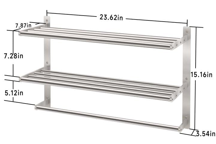 Bethom heavy-duty metal base ensures sturdy, stable support