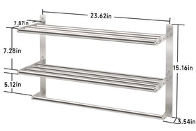 Bethom heavy-duty metal base ensures sturdy, stable support