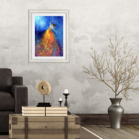 Betionol floating edge frame adds depth to art display