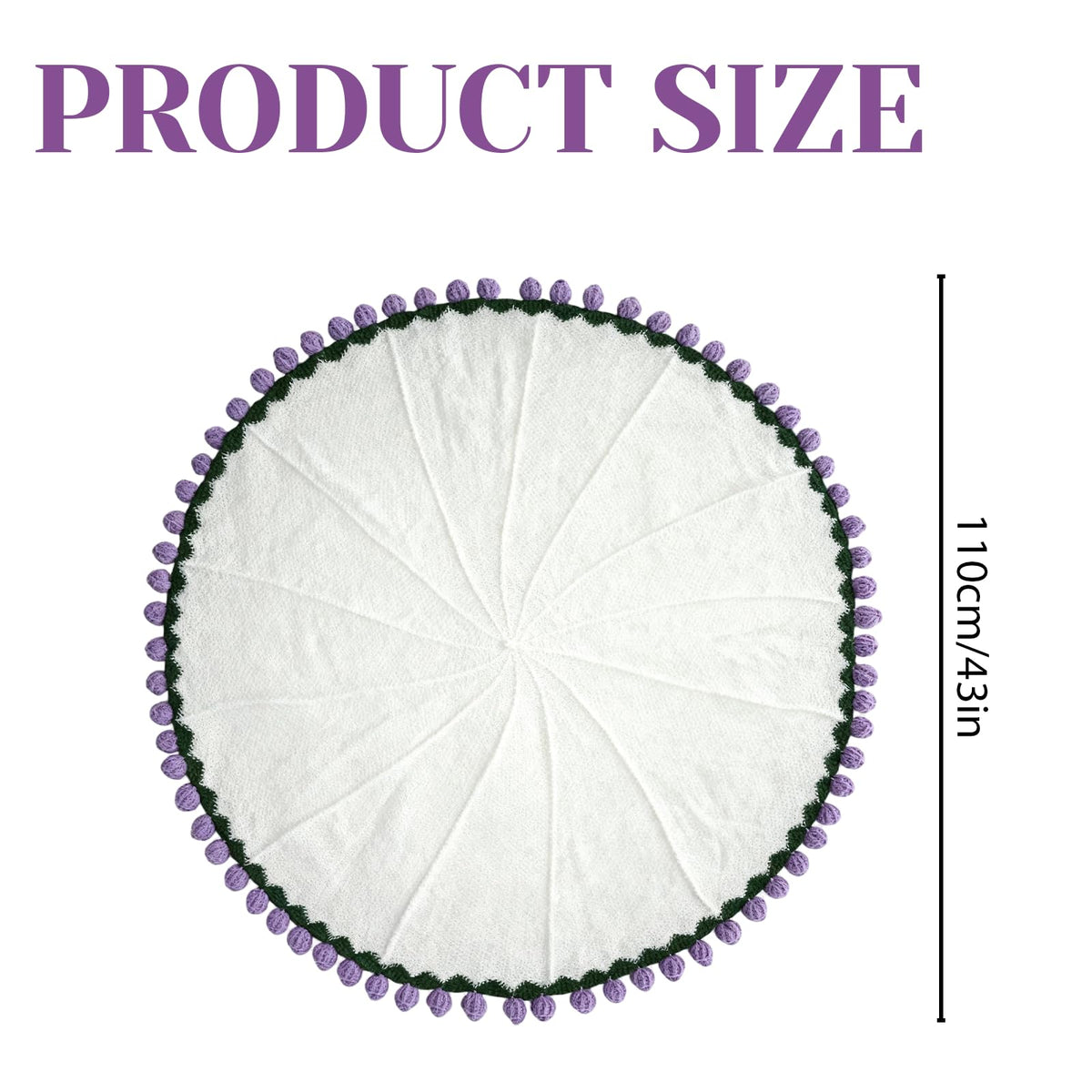 Betoom crochet rose bouquet blanket adds decorative warmth to sofas.
