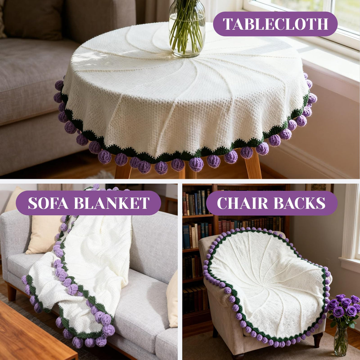 Betoom foldable rose bouquet blanket folds into a display-ready gift.