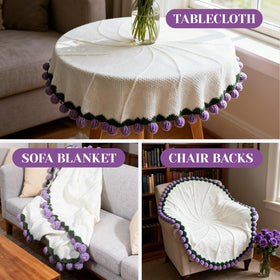 Betoom foldable rose bouquet blanket folds into a display-ready gift.