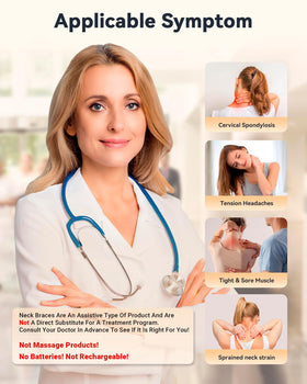 BETOVIN neck brace ergonomic fit for comfortable jaw-line support.