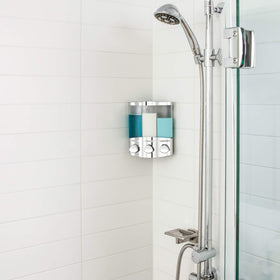 Better Living Euro Series Trio 3-Chamber Dispenser shows easy refill and tool-free installation.