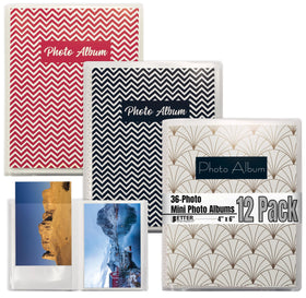 Better Office Products 48-photo mini album with clear view cover for easy photo viewing.
