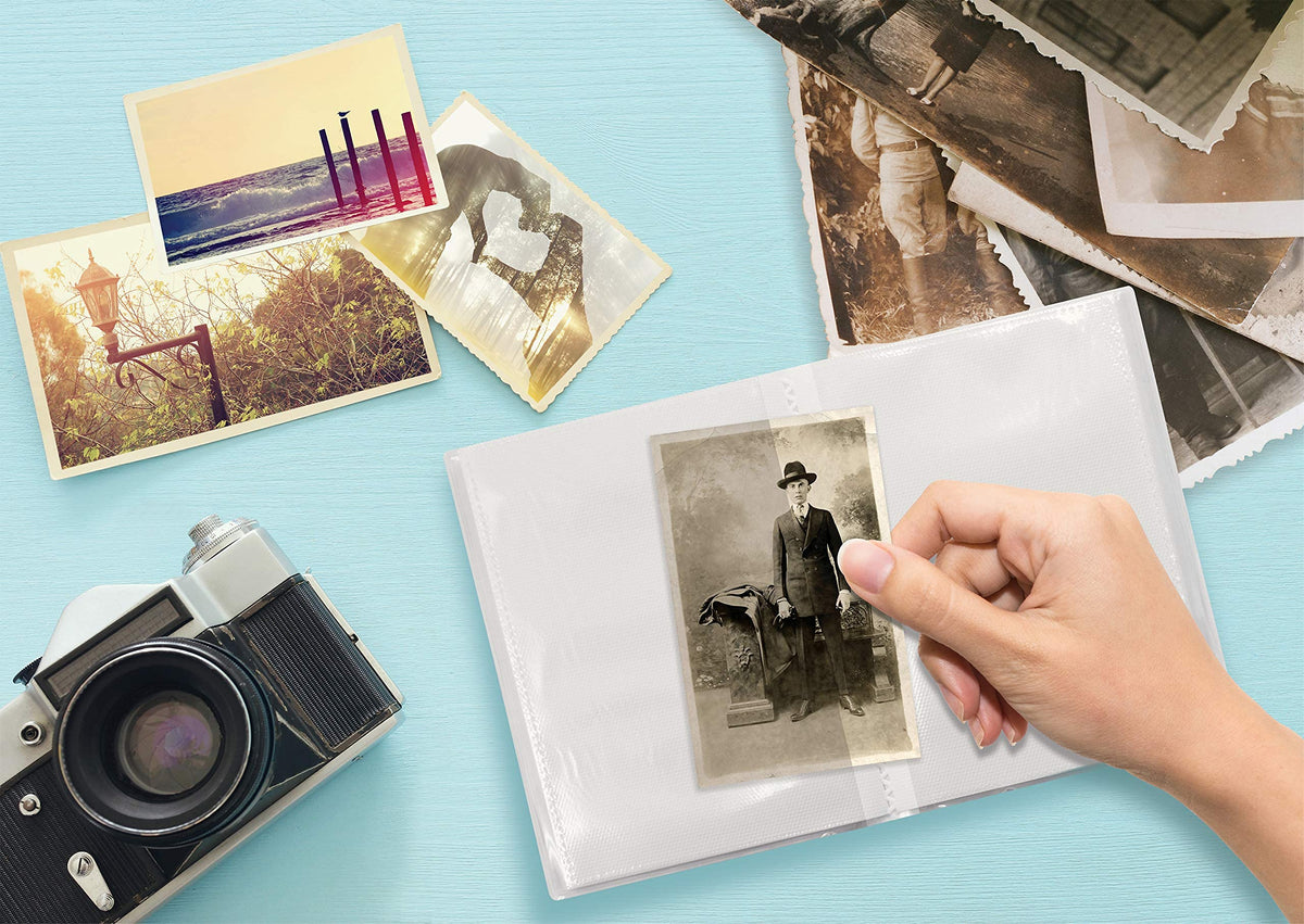 Better Office Products compact 4x6-inch album fits purses and bags for on-the-go memories.