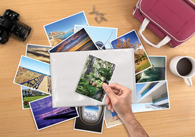 Better Office Products mini scrapbook for photos, cards, and keepsakes.