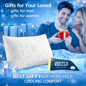 BETU cross-cut memory foam section reveals airflow to keep you cooler