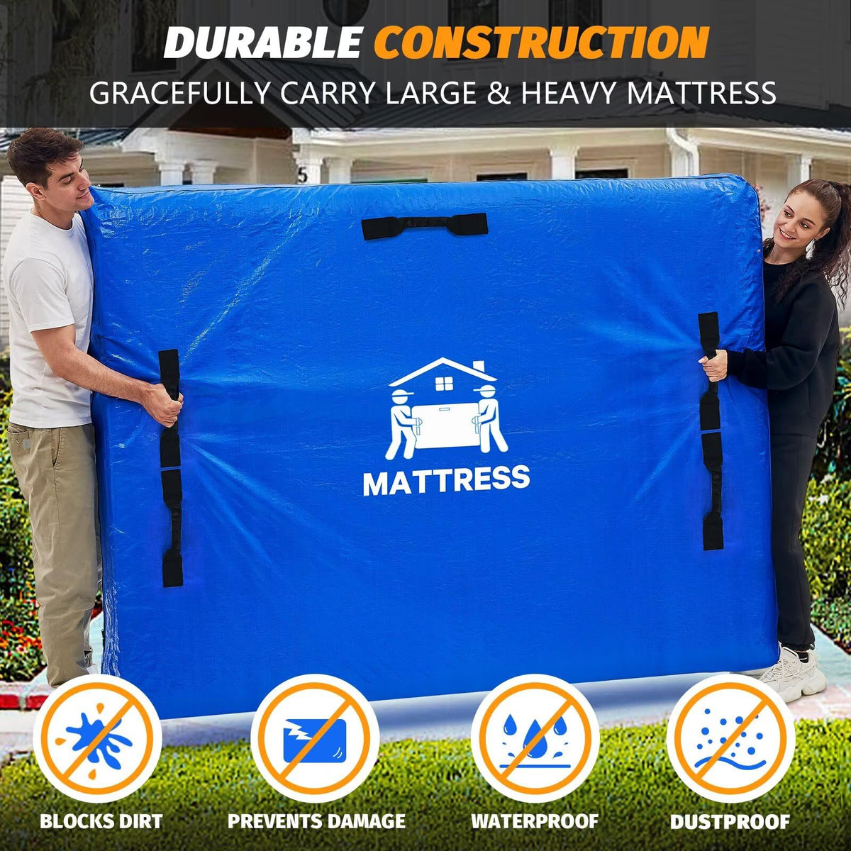 BETU bag with double zippers simplifies installation and removal