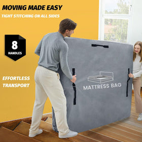 BETU opaque grey design keeps the mattress private during moving.