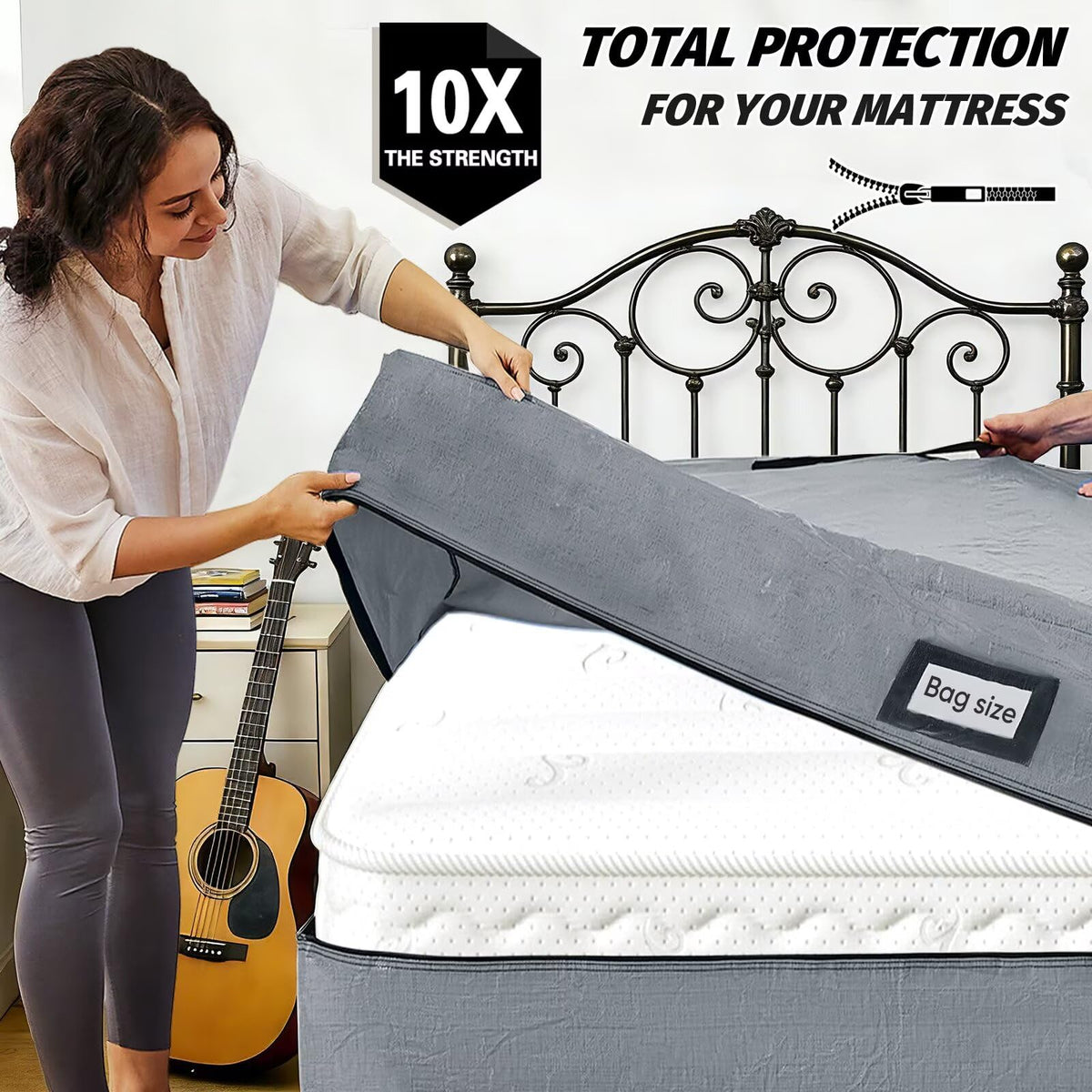 BETU bag features ID slots for quick size identification.
