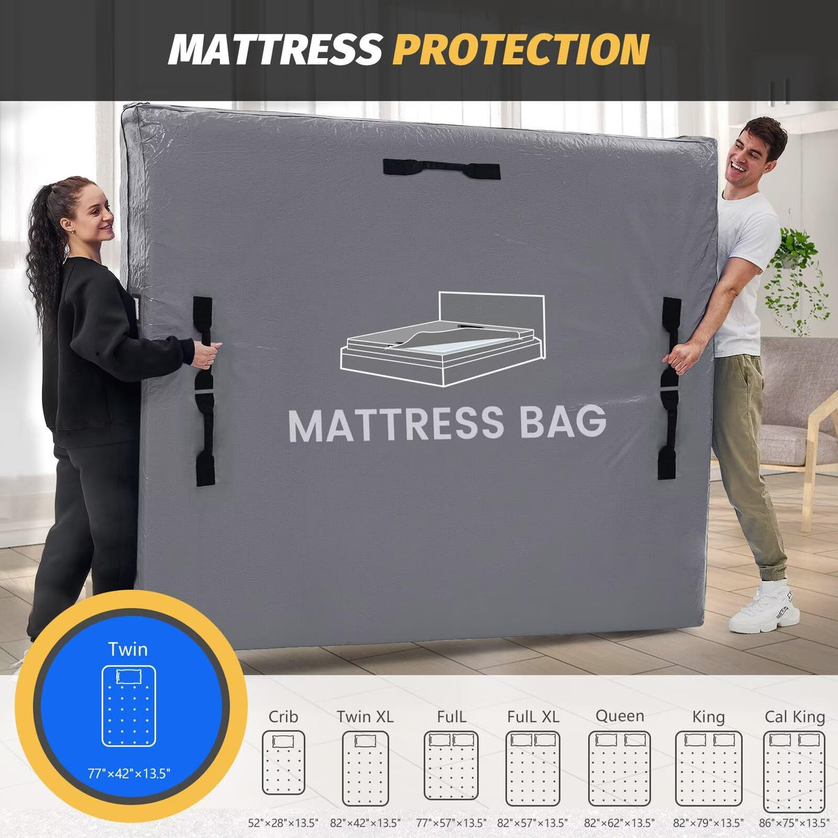 BETU heavy duty moving bag ready for dorm storage and relocation