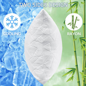 BETU Standard Pillow side-angle highlights adjustable fill for personalized comfort