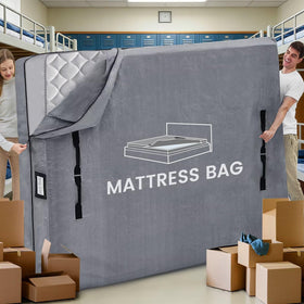 BETU twin XL mattress bag with eight handles for easier moves.