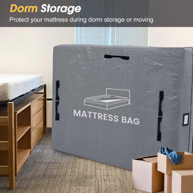 BETU twin XL bag with wide zipper for easy loading.