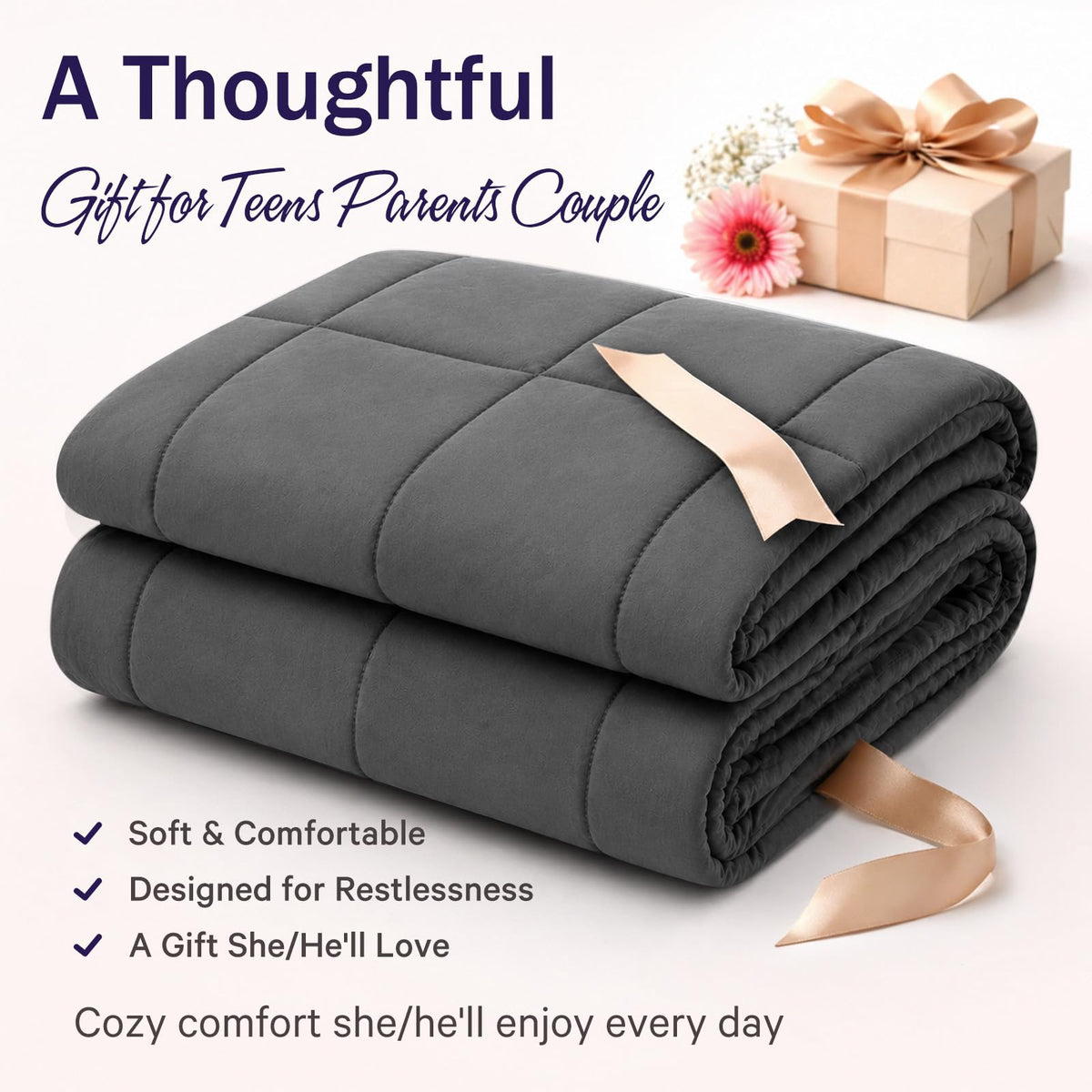 BETU machine-washable blanket is easy to care for while traveling
