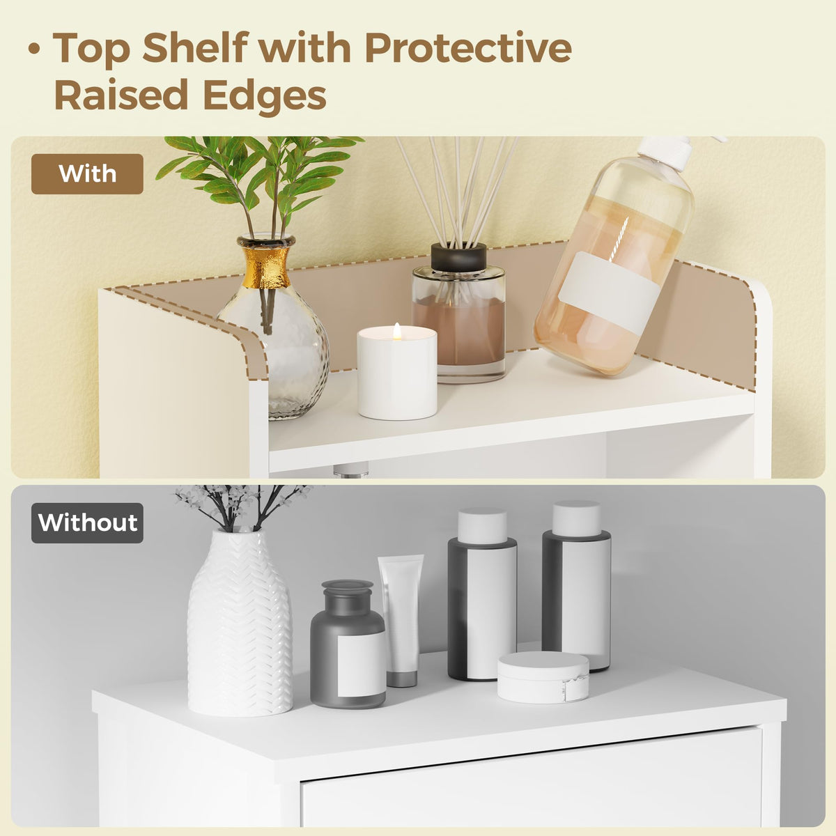 BEWISHOME simple assembly with numbered parts and clear instructions.
