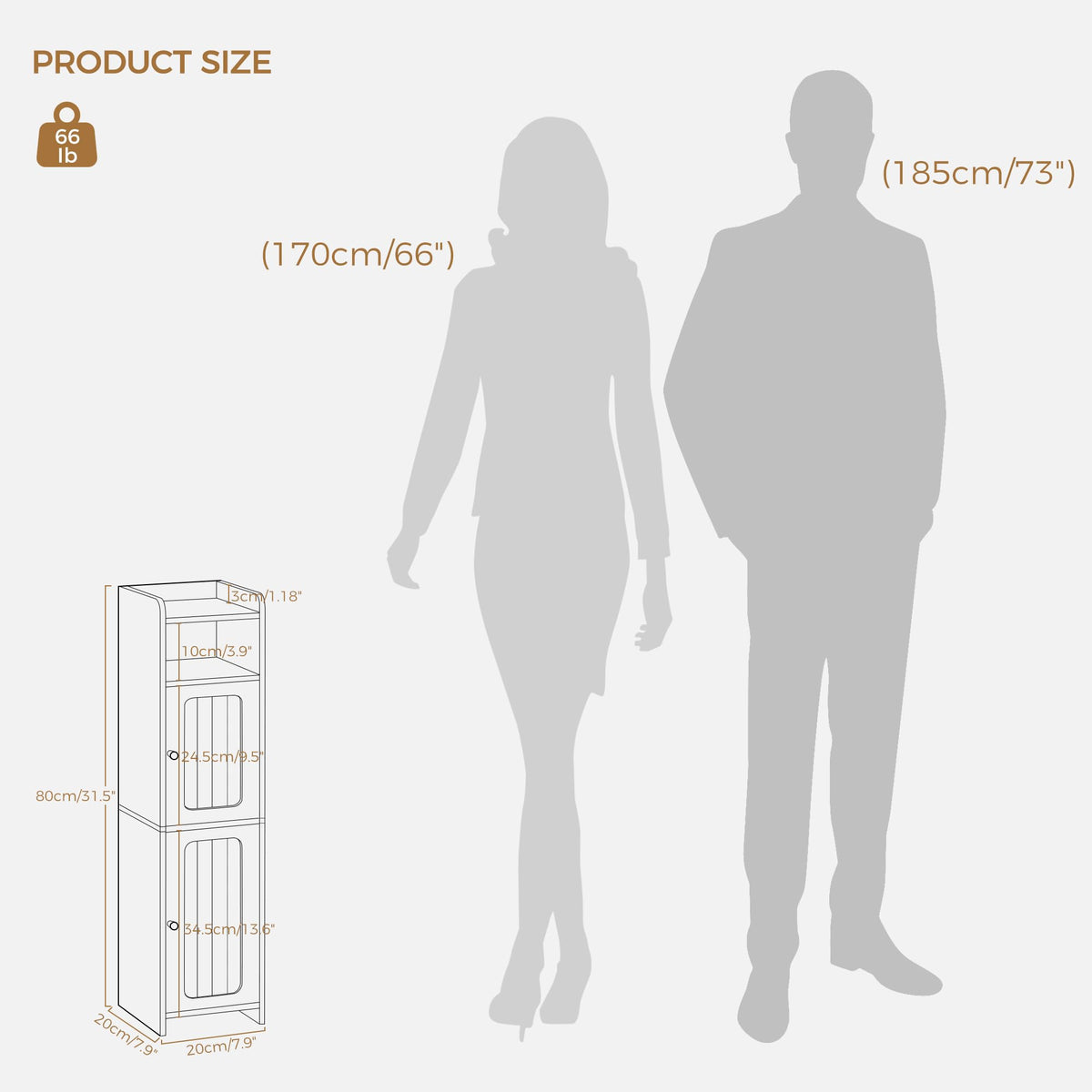 BEWISHOME adjustable shelves adapt to tall items and larger bottles