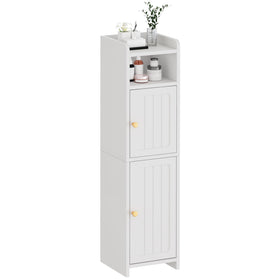 BEWISHOME small bathroom cabinet shows compact size ideal for narrow spaces