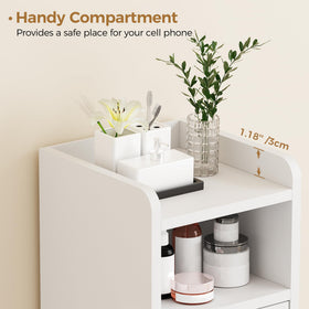 BEWISHOME versatile cabinet supports plants phones and toiletries