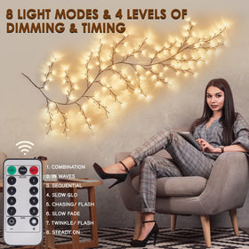 Gift-ready Bexdir Enchanted Willow Vine Lights for friends