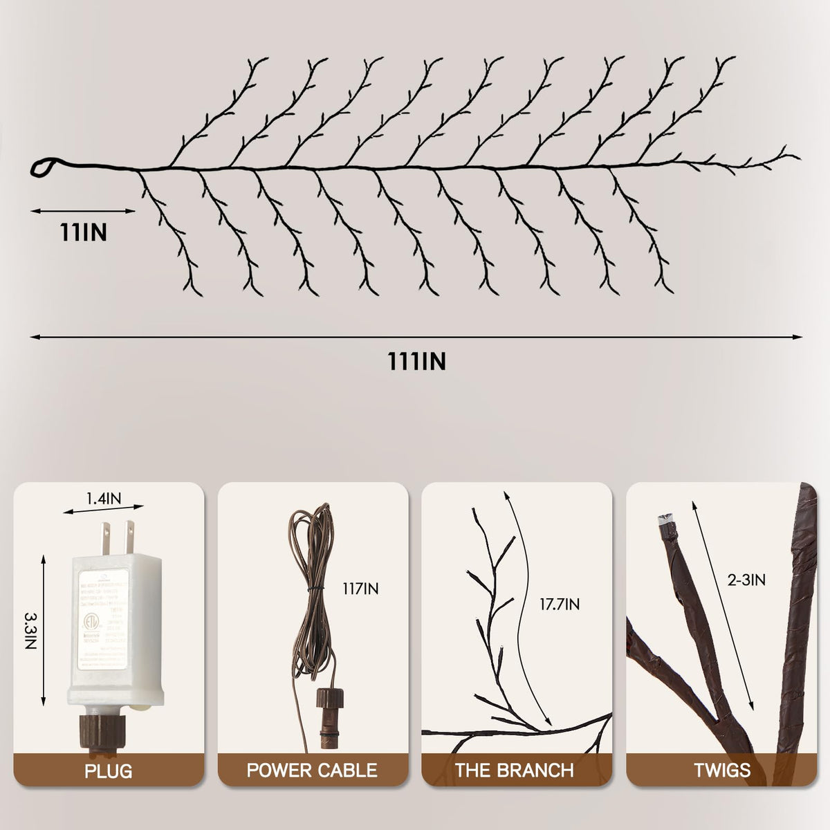 Strong, discreet clips included for easy installation