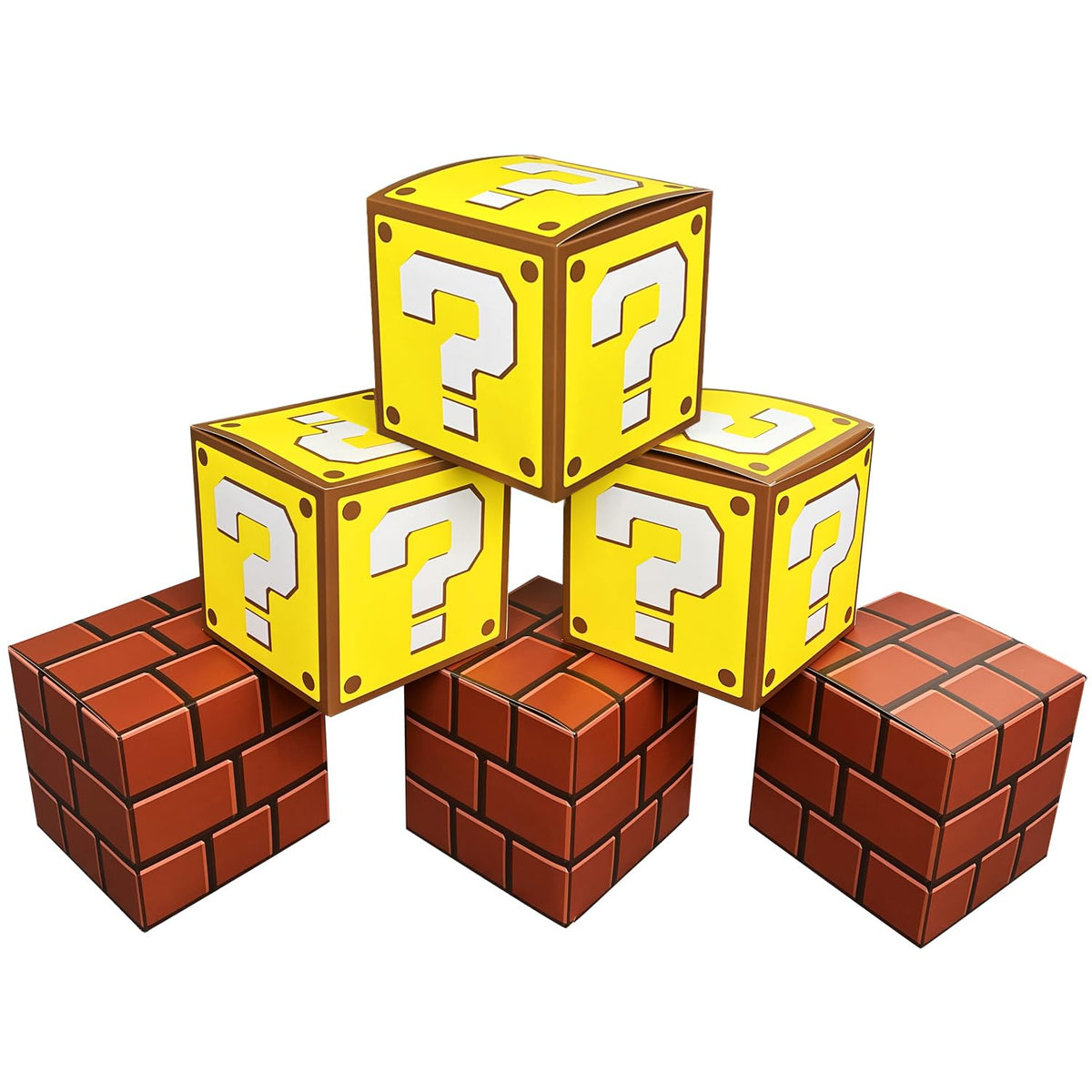 Bexlora Miner Pixel box centerpiece boosts gaming-table decor and party vibes.