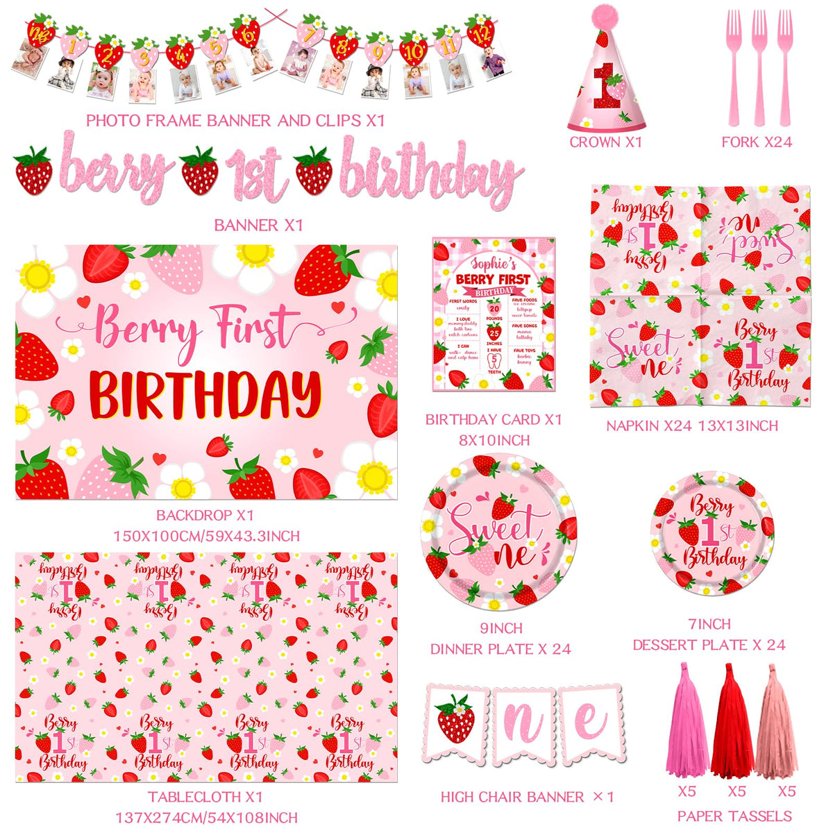 Bezkega 1st birthday cupcake toppers brighten desserts with whimsy.