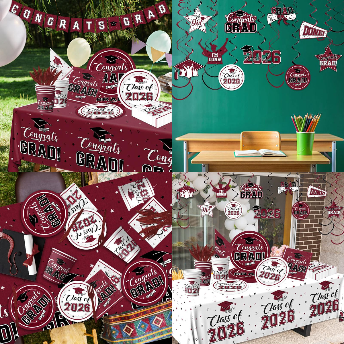 Bezkega 7inch dessert plates maintain style during celebrations.