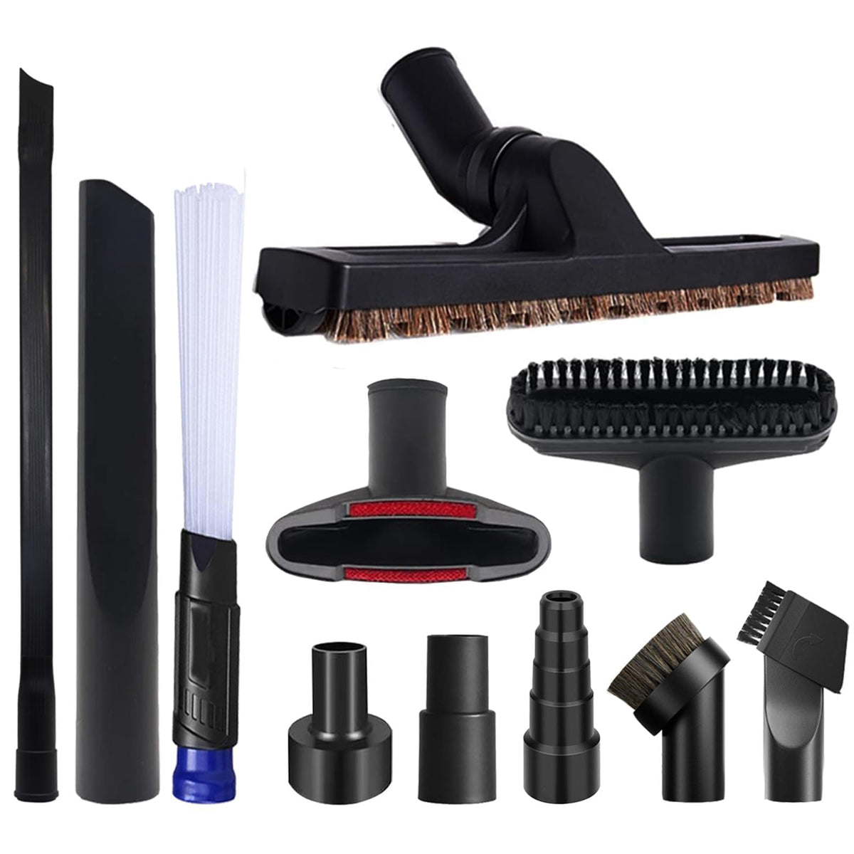 BGSIME 11pcs crevice tool for tight corners and precise cleaning.
