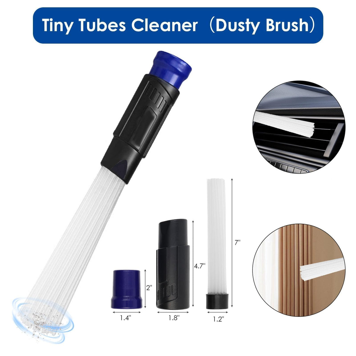 BGSIME horsehair dust brush removes dust from surfaces.