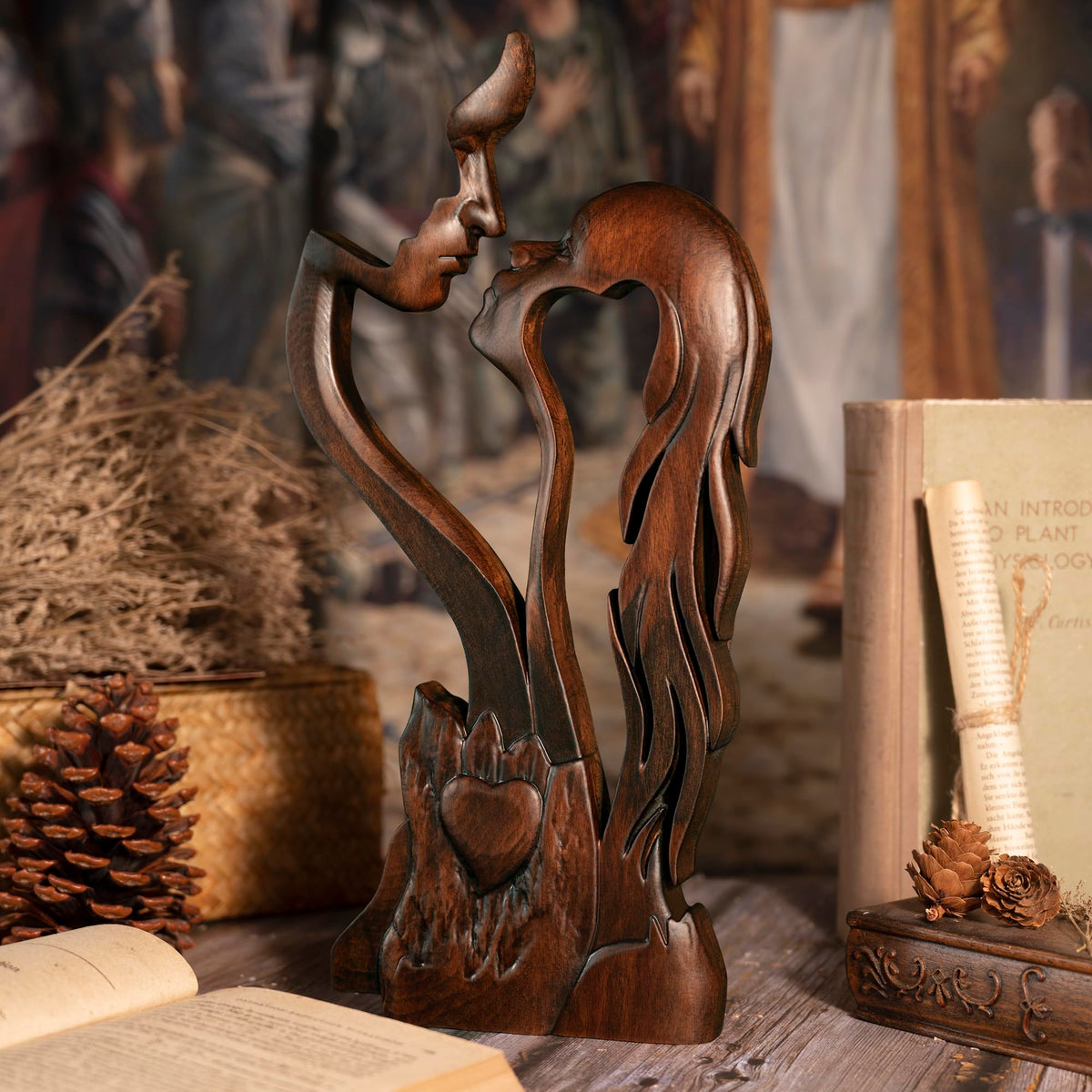 BGCOPPER beech wood detail showcases handcrafted quality.