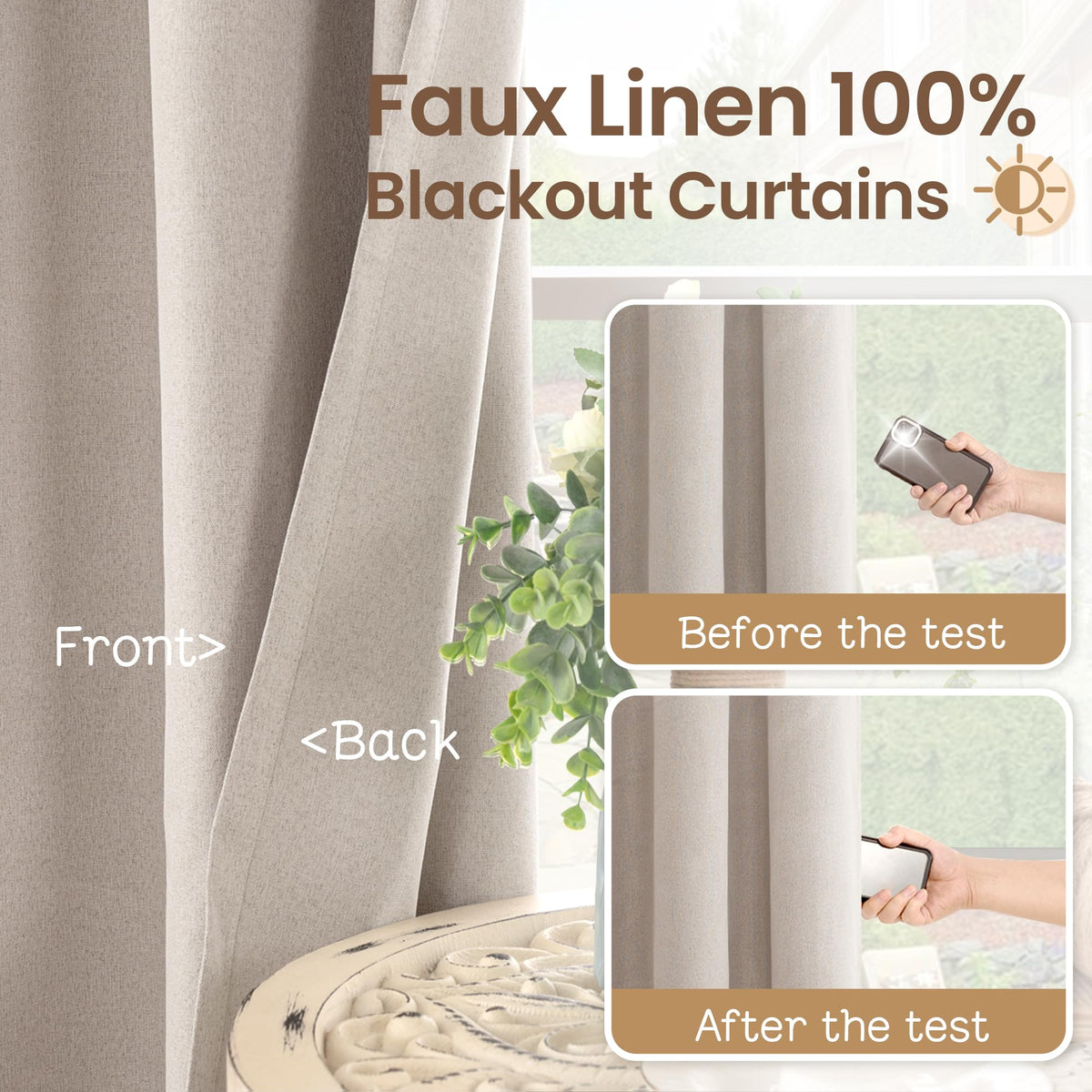 BGment grommets close-up highlighting easy slide-on installation